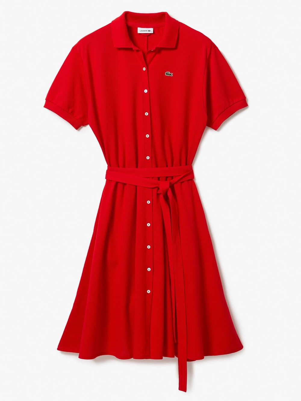 NWT Lacoste Bright Red Polo Dress